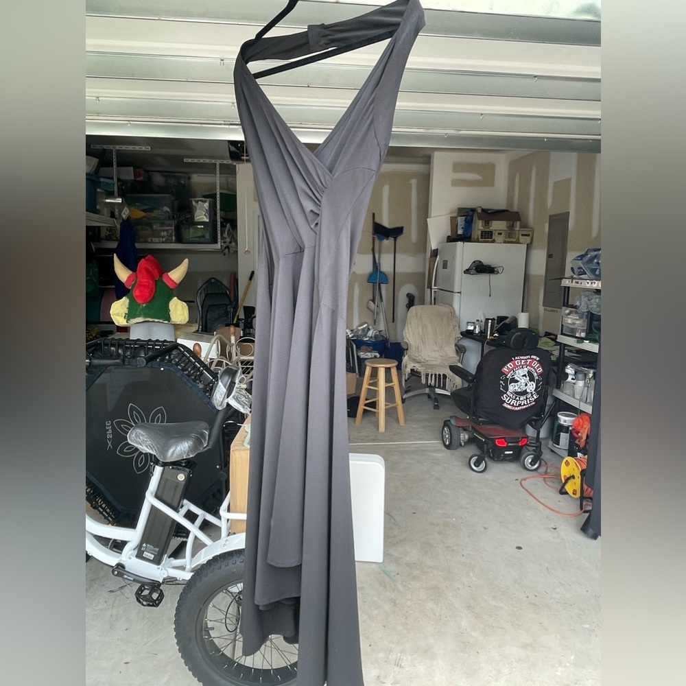 Michael Kor Black halter dress